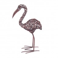 Птица Фламинго, плетёная 68х34х16 см