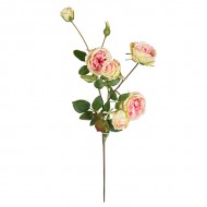 Искусственная ветка Цветущая роза 58 см