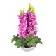 Букет искусственных цветов в вазе 44х24 см