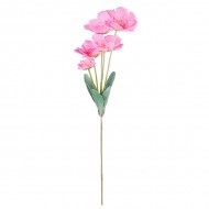 Цветок искусственный Анемоны розовые 70 см