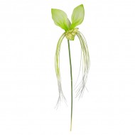 Цветок искусственный Зелёная орхидея 80 см