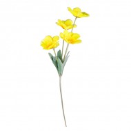Цветок искусственный Анемоны жёлтые 70 см