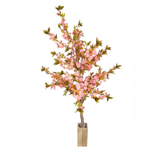 Искусственное дерево Сакура цветущая розовая 187 см