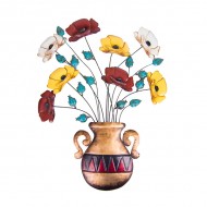 Настенное украшение Цветы в вазе 60х48 см