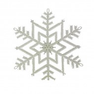 Новогоднее украшение Снежинки 3 шт 25 см