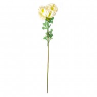Цветок искусственный Пион белый 79 см