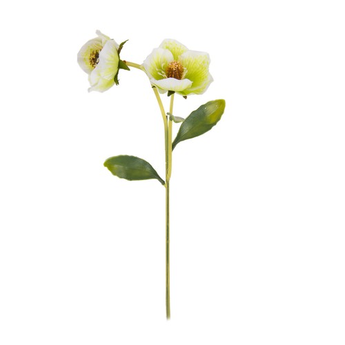 Цветок искусственный Анемоны белые 61см
