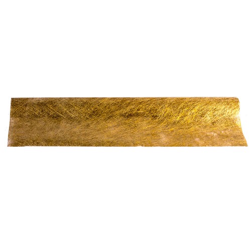 Бумага декоративная упаковочная флористическая Золотая 4х60см 4,5м