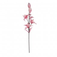 Цветок искусственный Ветка Магнолии розовая