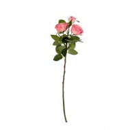 Цветок искусственный ветка розы 72 см