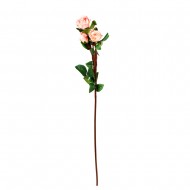 Цветок искусственный ветка розы 70см