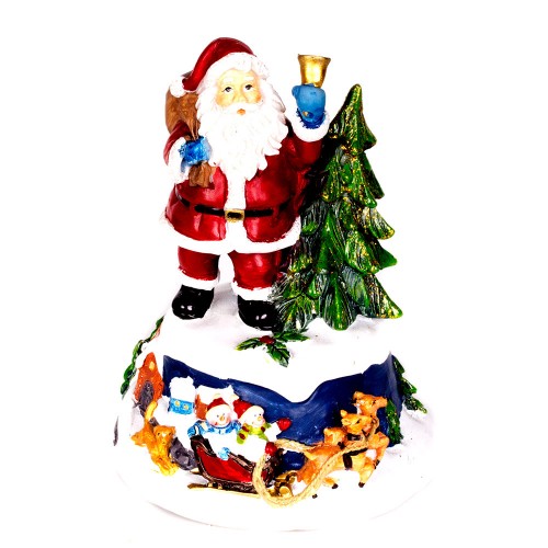 Статуэтка Санта Клаус с ёлкой 17х12х17см