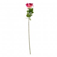 Роза искусственная фуксия 80 см