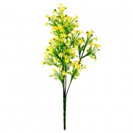 Зелень искусственная с желтыми цветами 36см