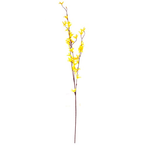 Ветка  искусственная цветущая желтая  100 см