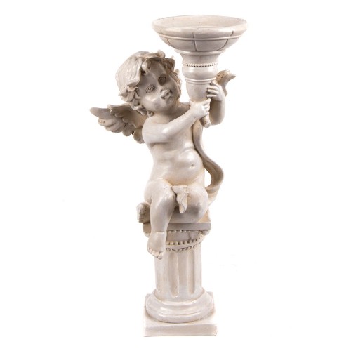Статуэтка садовая Ангелочки с колонной 17х41 см