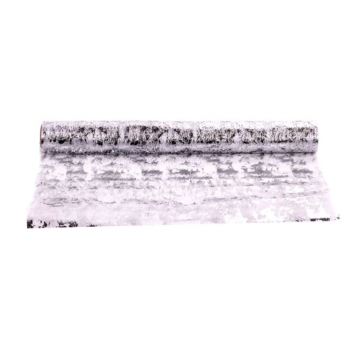 Сетка декоративная упаковочная флористическая серебряная Рулон 48 см 4,5 м