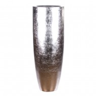 Ваза напольная декоративная серебро 45х45х120 см