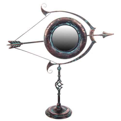 Интерьерное украшение-зеркало Лук со стрелой 58х16х65 см