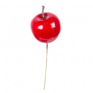 Искусственное красное Яблочко 4 см