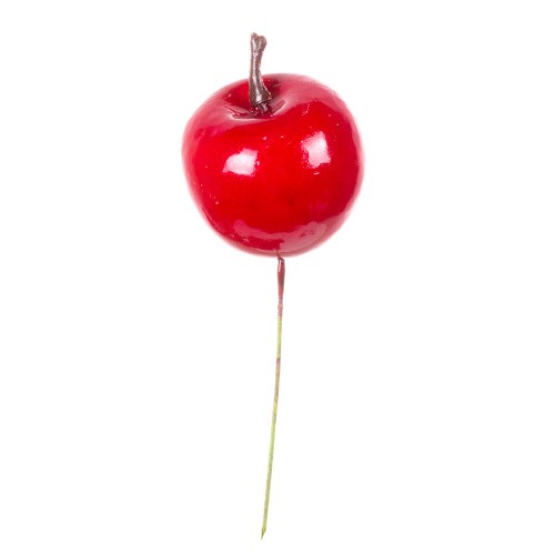 Искусственное красное Яблочко 4 см