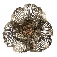 Настенное металлическое украшение Цветок 68х74 см