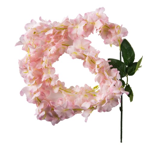 Цветок искусственный Глициния розовая 120 см