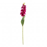 Цветок искусственный  Левкой пурпурный 84 см