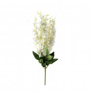 Цветок искусственный Глициния белая букет 38 см