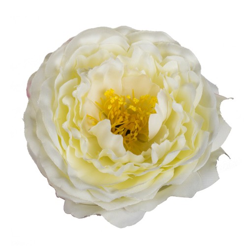 Искусственная головка розы «кремовая»  9 см