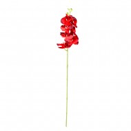 Цветок искусственный красная  Орхидея 30-77 см