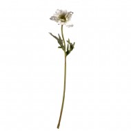 Цветок искусственный белые Анемон 45 см