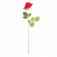 Цветок искусственный  Роза красная 57 см