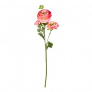 Цветок искусственный розовые Лютики 60 см