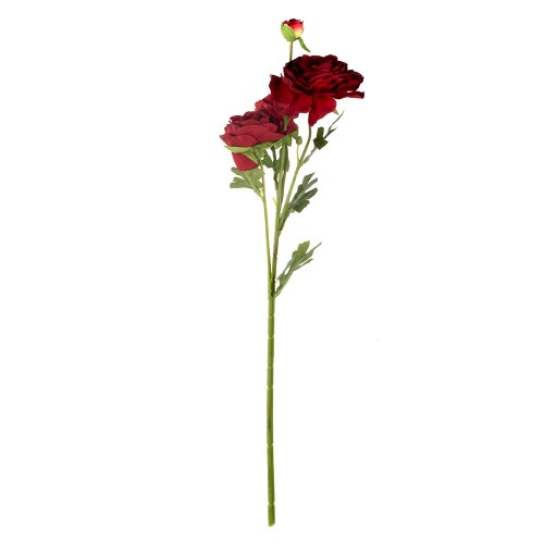 Цветок искусственный красные Лютики 60 см
