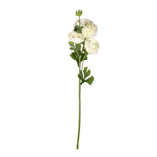 Цветок искусственный белые Лютики 60 см