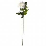 Цветок искусственный белая Хризантема 90 см
