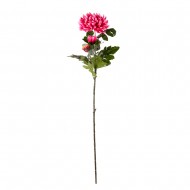 Цветок искусственный розовая  Хризантема 90 см