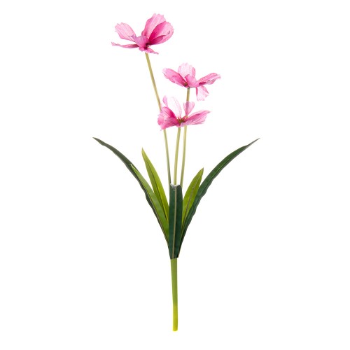 Цветок искусственный розово-красная Космея 48 см