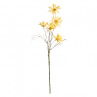 Цветок искусственный желтая Ромашка 52 см