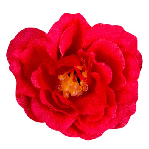 Искусственная головка розы «красная» 4,5 см