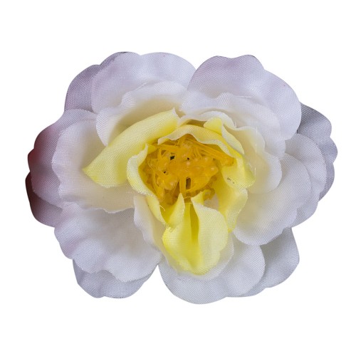 Искусственная головка розы «белая» 5 см