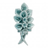 Цветок декоративный  керамический 8х14х2 см