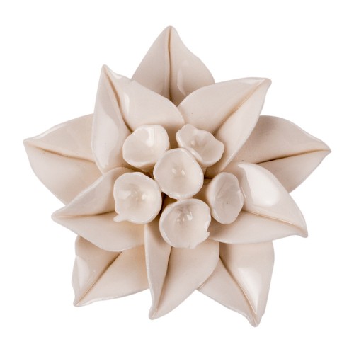 Цветок декоративный  керамический 8х8х2,5 см