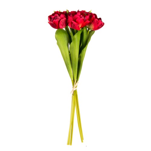 Букет из искусственных красных Тюльпанов 44 см