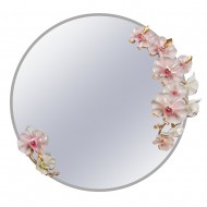 Зеркало настенное с орхидеями 64х64х8,5 см