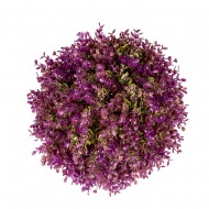 Искусственная зелень в форме шара "пурпурного цвета" 28 см
