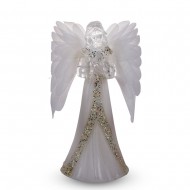 Новогоднее украшение статуэтка Ангел 22 см (свет)