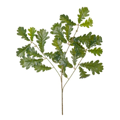 Искусственная ветка с листьями Дуба  60 см