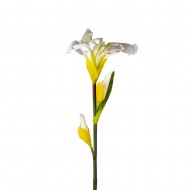 Цветы искусственные белые Ирисы 70 см